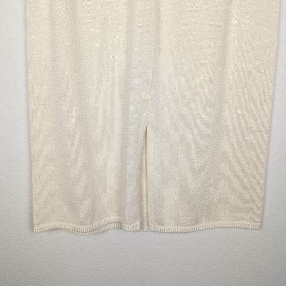 Vintage Dylani Acrylic Two-Piece Cream & Tan Sweater Set Size L - Picture 8 of 12